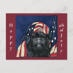 Afdrukken affenpinscher Canvas Briefkaart