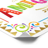 Afdrukken AMIGOS Fiesta-partij Poster (Hoek)