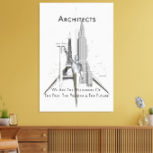 Afdrukken architecten Canvas (Insitu (Woonkamer))