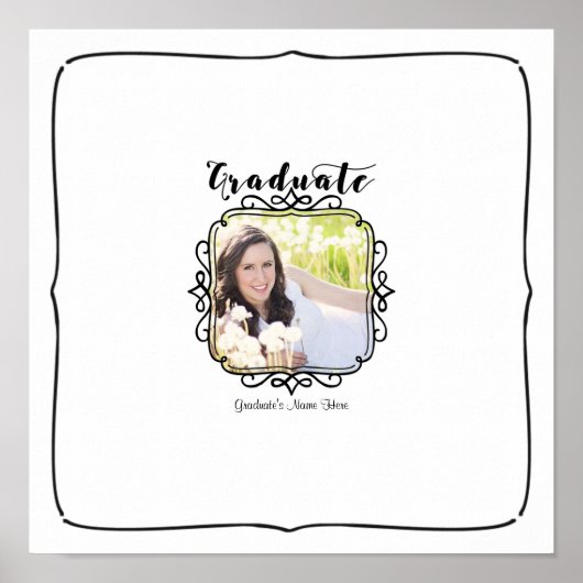 Afdrukken Autografen van de Graduate Poster (Voorkant)