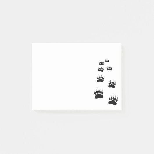 Afdrukken beer post-it® notes (Voorkant)