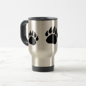 Afdrukken beer - Travel Mug Reisbeker (Voorkant links)