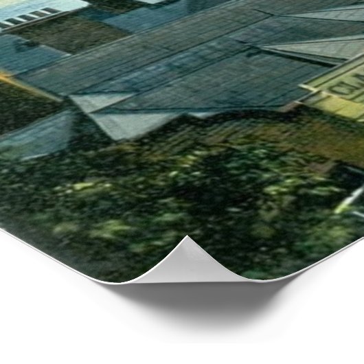 Afdrukken - Bent Hill, Felixstowe, Suffolk Poster (Hoek)