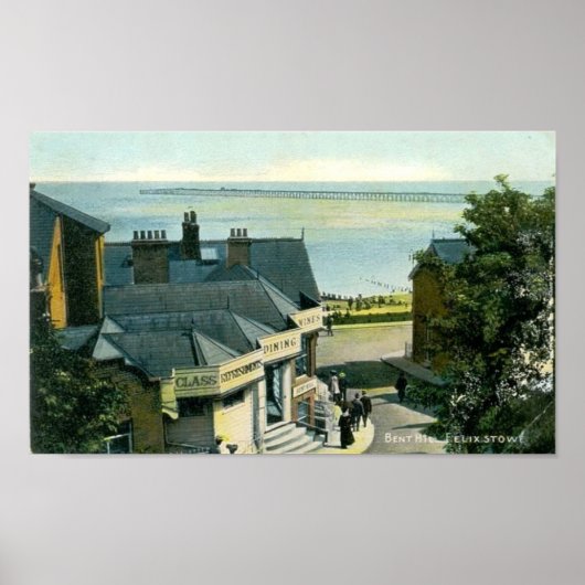 Afdrukken - Bent Hill, Felixstowe, Suffolk Poster (Voorkant)