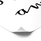 Afdrukken "Blijf onderweg" Foto Afdruk (Hoek)