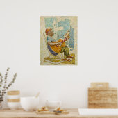 Afdrukken "Blues Bird" Poster (Keuken)