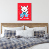 Afdrukken boekkoffie op canvas (Insitu (Slaapkamer))