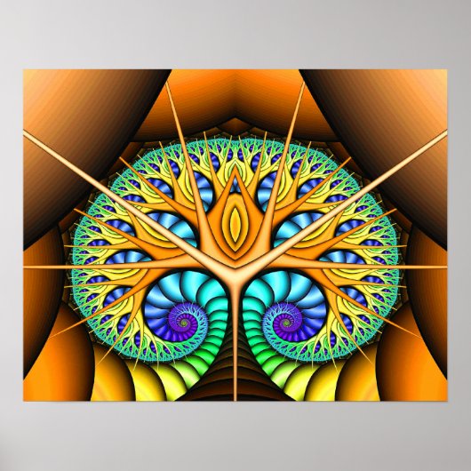 Afdrukken: Boom van het derde oog Poster (Voorkant)