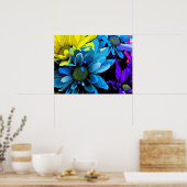 Afdrukken - Bright bloesems 4724D Poster (Keuken)