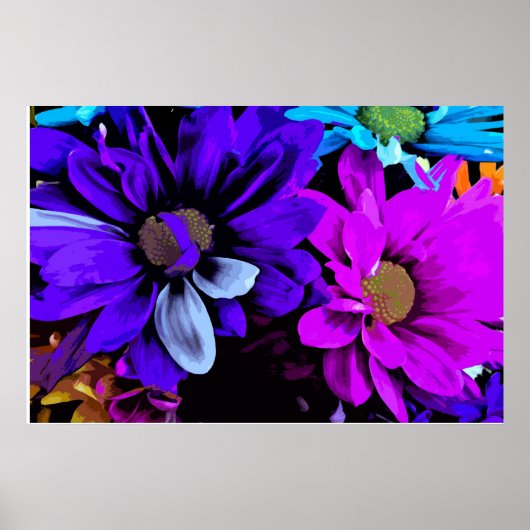 Afdrukken - Bright bloesems 4725D Poster (Voorkant)
