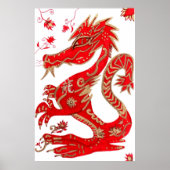 Afdrukken, Chinees Zodiac Dragon Poster (Voorkant)