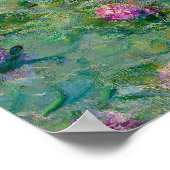 AFDRUKKEN | Claude Monet (40 x 40 inch) Nymphéas Poster (Hoek)