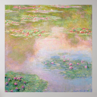 AFDRUKKEN | Claude Monet (40 x 40 inch) Nymphéas Poster
