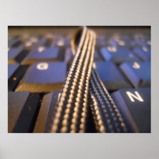 Afdrukken computertoetsenbord poster