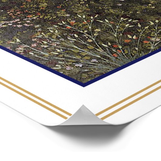 Afdrukken: De aankondiging van Fra Angelico Poster (Hoek)