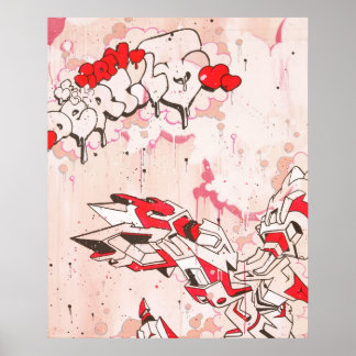 Afdrukken "Der Collab" kantelen Poster