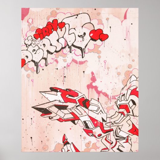 Afdrukken "Der Collab" kantelen Poster (Voorkant)