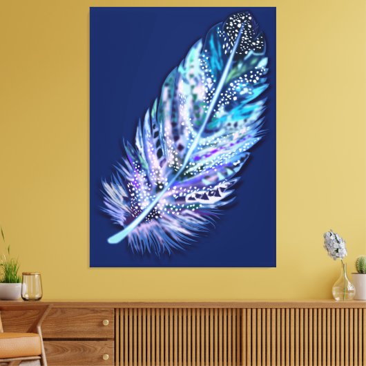 Afdrukken doek doek doder - uw kleuren (Insitu (Woonkamer))
