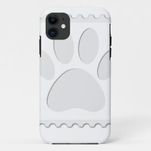 Afdrukken Dog Paw Uitknippen iPhone 11 Hoesje