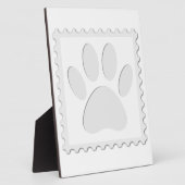 Afdrukken Dog Paw Uitknippen Fotoplaat (Zijkant)