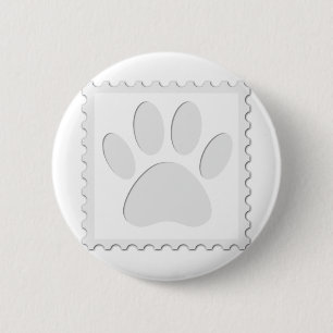 Afdrukken Dog Paw Uitknippen Ronde Button 5,7 Cm