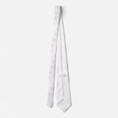 Afdrukken Dog Paw Uitknippen Stropdas (Achterkant)