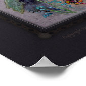 Afdrukken - Draak en het vliegtuig Poster (Hoek)