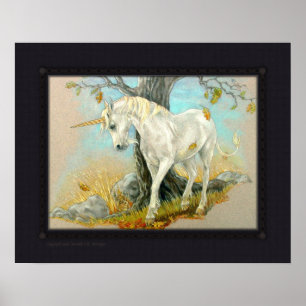 Afdrukken - Einde van Unicorn Summer Poster