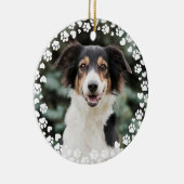 Afdrukken en foto's van aangepaste Lijsten verven Keramisch Ornament (Rechts)