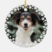 Afdrukken en foto's van aangepaste Lijsten verven Keramisch Ornament (Achterkant)