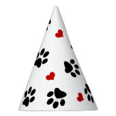 Afdrukken en hart verven feesthoedjes (Rechts)