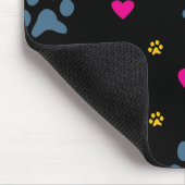 Afdrukken en hart verven muismat (Hoek)