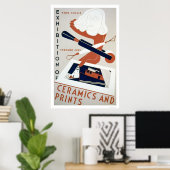 Afdrukken en keramische artikelen Expo 1938 WPA Poster (Thuiskantoor)