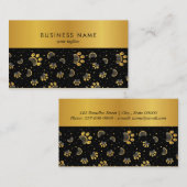 Afdrukken en vergroten/combineren in Gold Color Visitekaartje (Voorkant / Achterkant)