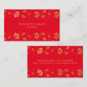 Afdrukken en vergroten/combineren in Gold Color Visitekaartje (Voorkant / Achterkant)