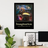 Afdrukken: Fancy vlucht (Poster) Poster (Thuiskantoor)