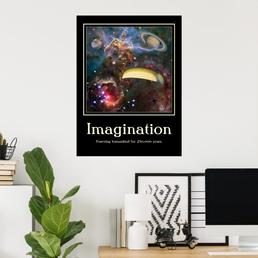 Afdrukken: Fancy vlucht (Poster) Poster (Thuiskantoor)