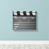 Afdrukken filmklapbord met verrekend Canvas (Insitu (Houten vloer))