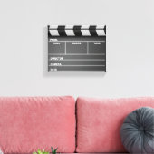 Afdrukken filmklapbord met verrekend Canvas (Insitu (Woonkamer))