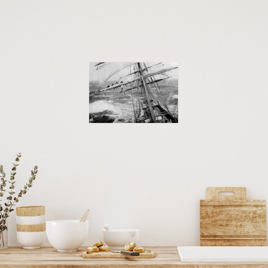 Afdrukken "Garthsnaid Fore Yard" Poster (Keuken)