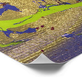 Afdrukken geplateerde vlindermatte (32 x 48 inch) poster (Hoek)