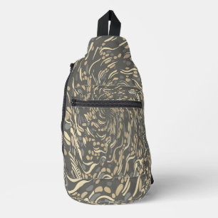 Afdrukken Gesneden naaizak Sling Bag