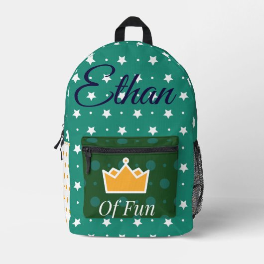 Afdrukken gesneden zakken bedrukte rugzak (Voorkant)