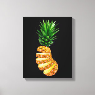 Afdrukken gespleten ananasdoek
