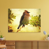 Afdrukken getextureerd cedar Waxing Stretch Canvas (Insitu (Woonkamer))