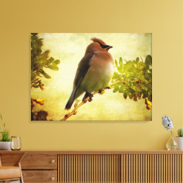 Afdrukken getextureerd cedar Waxing Stretch Canvas