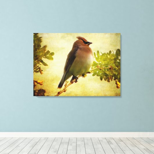 Afdrukken getextureerd cedar Waxing Stretch Canvas (Insitu (Houten vloer))