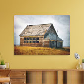 Afdrukken getextureerd  Schoolhouse Stretch Canvas (Insitu (Woonkamer))