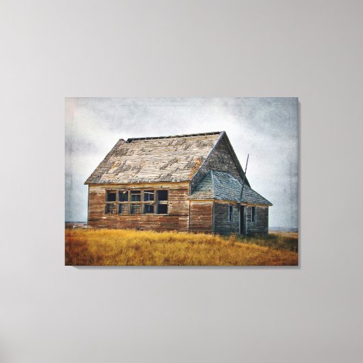 Afdrukken getextureerd  Schoolhouse Stretch Canvas (Voorkant)