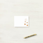 Afdrukken gradiënt Grizzly Beer Post-it® Notes (Op bureau)